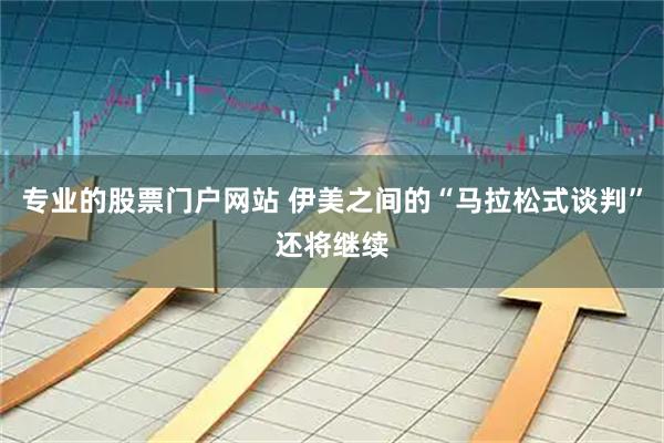 专业的股票门户网站 伊美之间的“马拉松式谈判”还将继续